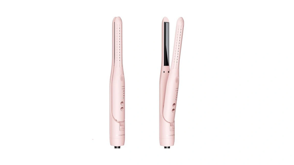 Wavytalk 0.65" Pencil Flat Iron, Cool Curl Pencil, Small Airflow