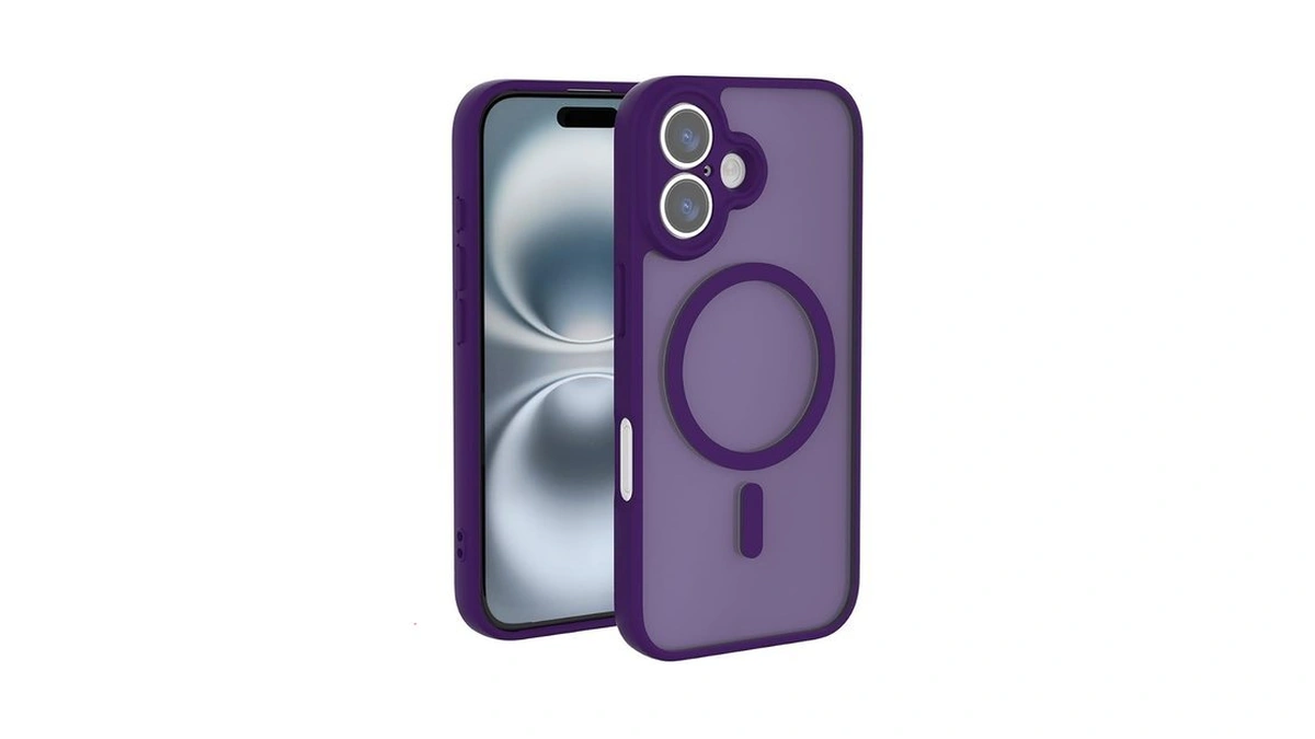 K Tomoto Magnetic Case Compatible With Iphone 16 Translucent Matte