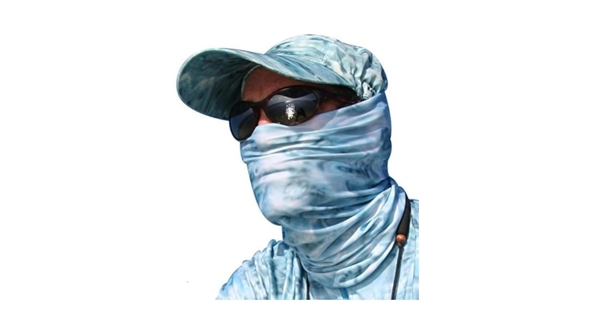 Aqua Design Fishing Hunting Masks Neck Gaiter: Men And Youth