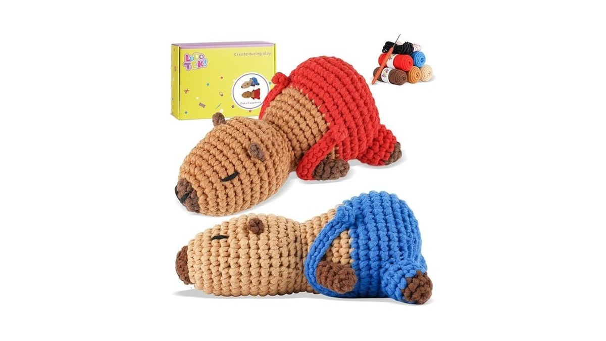 Ludotek Crochet Kit For Beginners, Crochet Animal Kits,crocheting Kit For