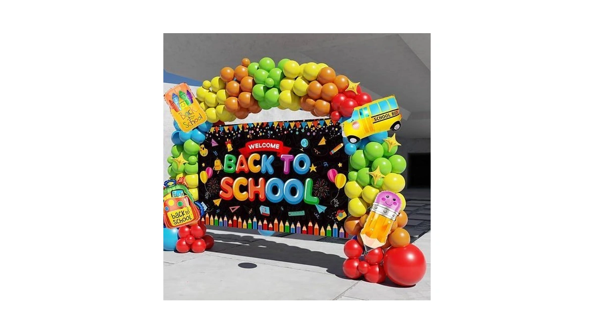 Back To School Decorations, 151pcs Back To School Balloon Garland