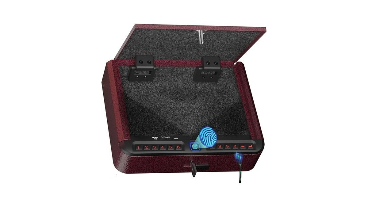 Billconch Gun Safe For Handgun - Biometric Pistol Safe 4