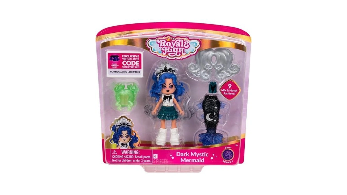 Royale High 3” Dark Mystic Mermaid Fashion Doll - 1