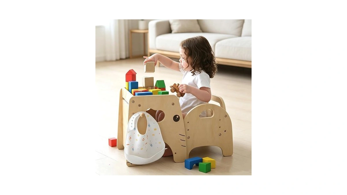 Lehoo Castle Montessori Weaning Table And Chair Set For Toddler