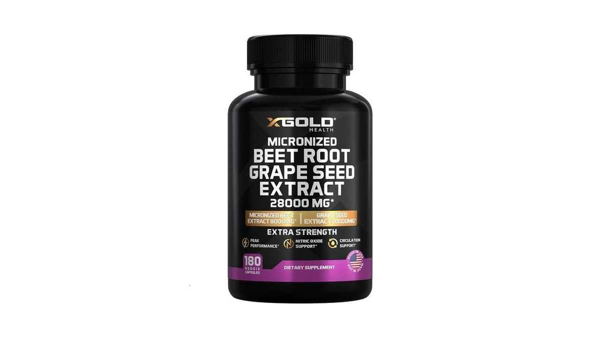 X Gold Health Beet Root & Grape Seed Extract –