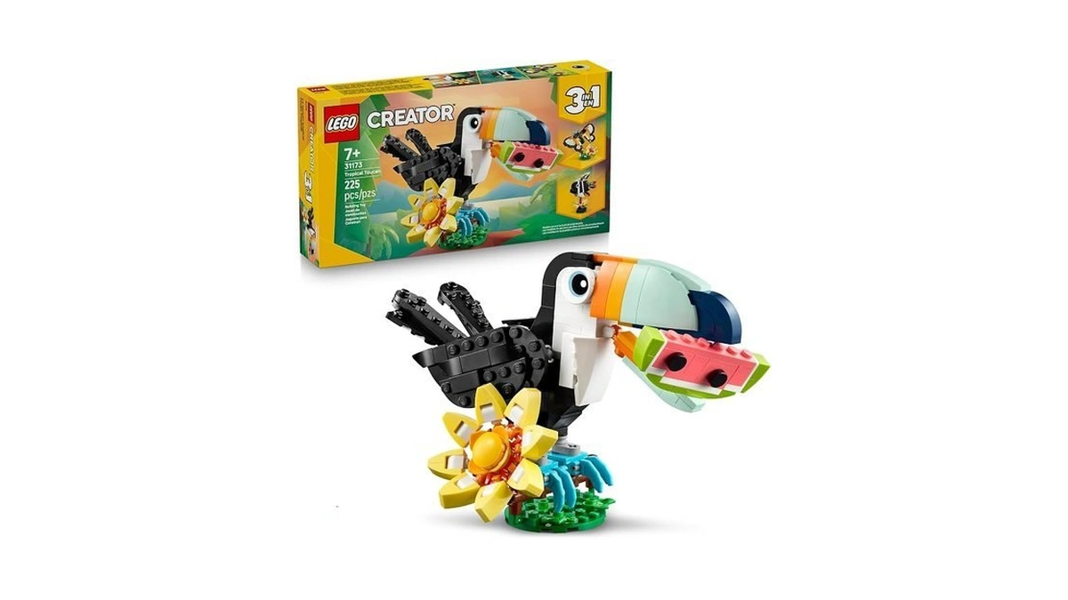 Lego Creator 3 In 1 Wild Animals: Tropical Toucan Building