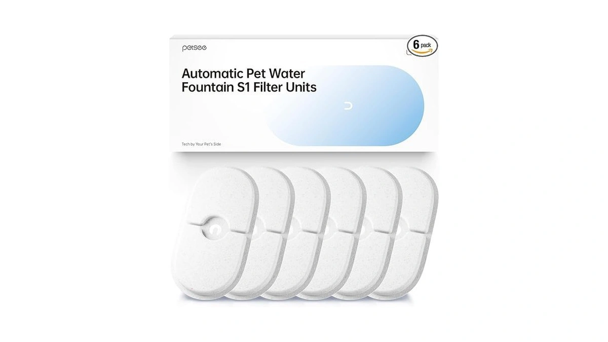 6-pack Replacement Filters For Petsee S1 Series Automatic Pet Water