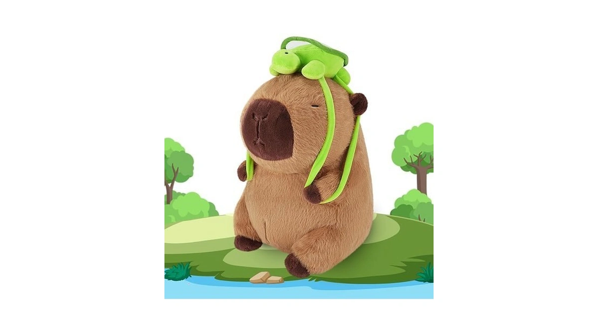 Achwishap Capybara Plush,cute Plushies Capybara Stuffed Animal,soft Capybaras Plush Toys,kawaii