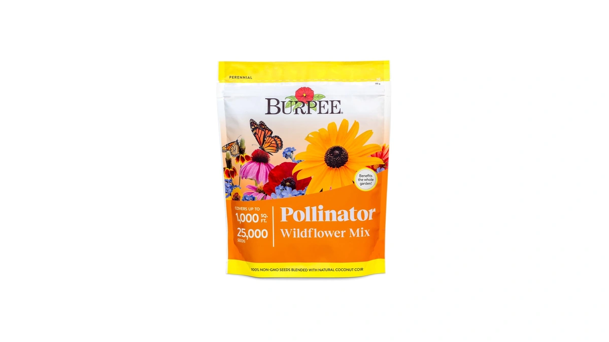 Burpee Wildflower 25,000 Bulk, 1 Bag, 18 Varieties Of Non-gmo