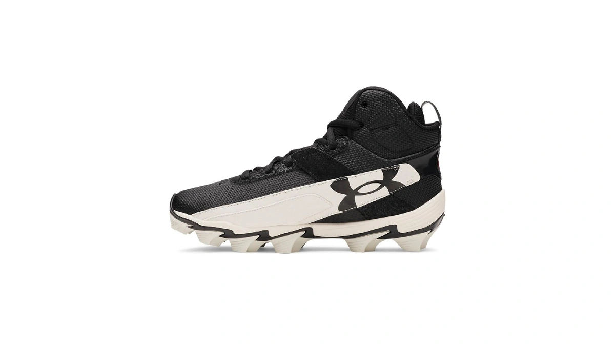 Under Armour Men's Harper 10 Rm Baseball Cleats, (001) Black/stone/black,