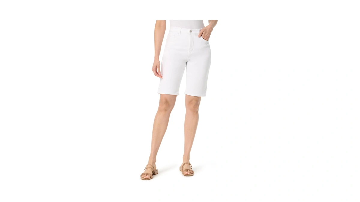 Gloria Vanderbilt Women's Amanda Bermuda High Rise Short Standard