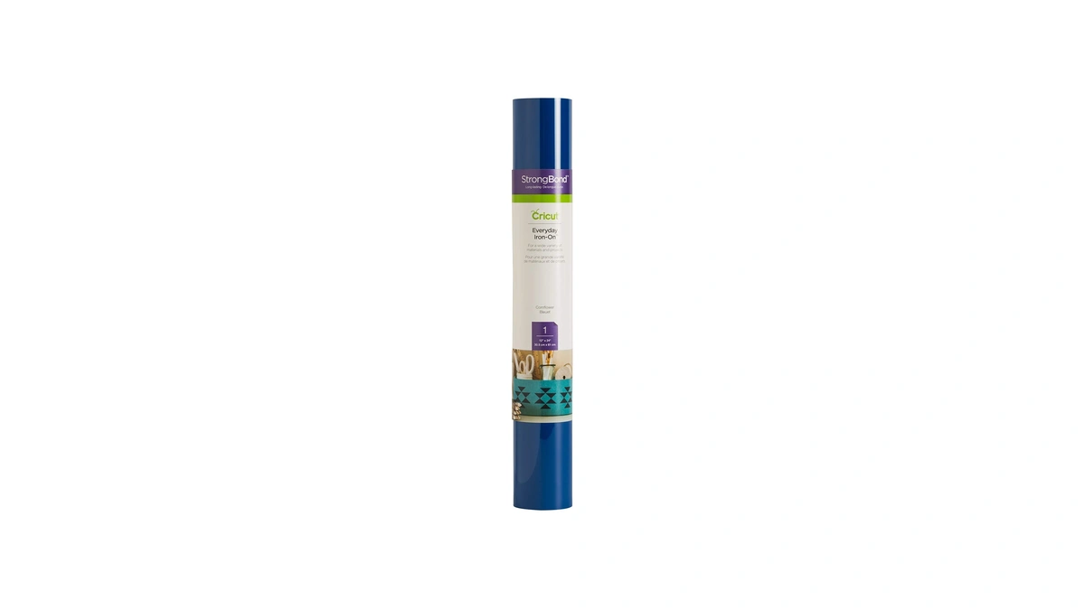 Cricut Everyday Iron On - Cornflower, 2ft Roll (12"x24") -