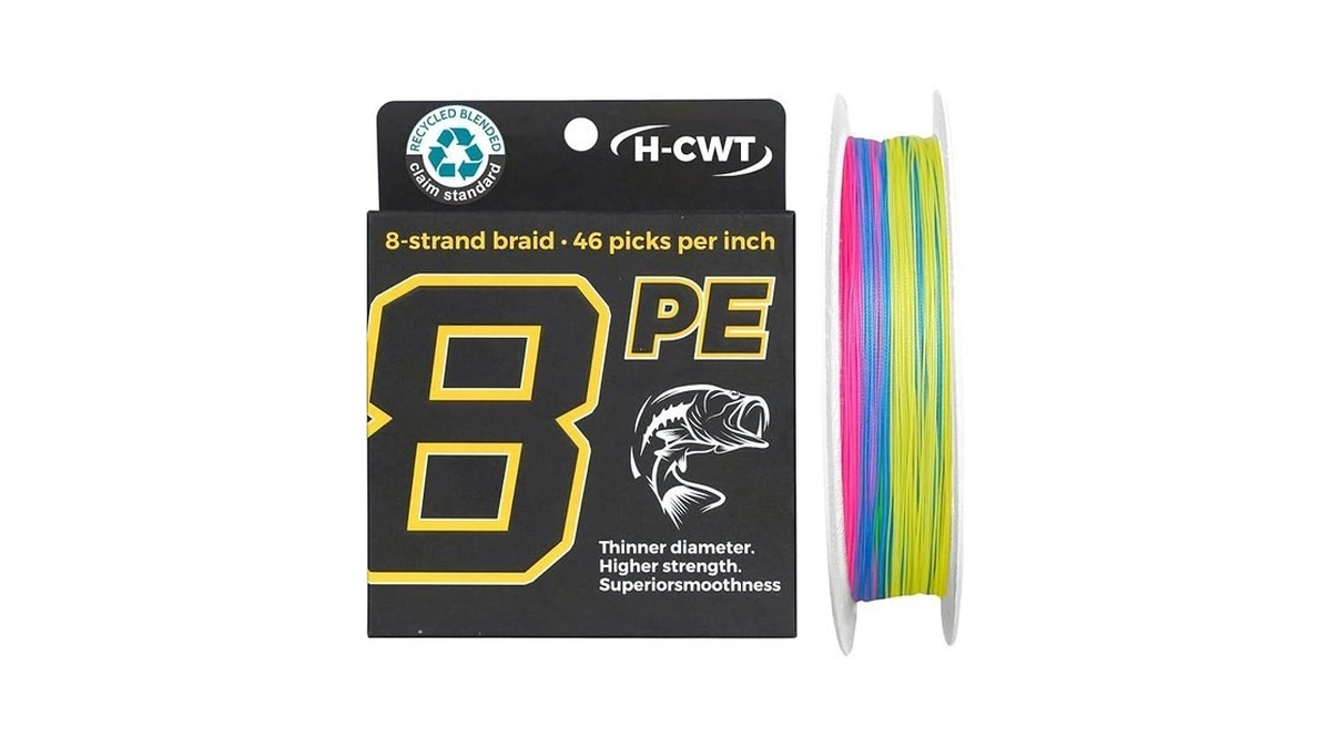 Braided Fishing Line With Plant-based Fiber Spool - 46-strand High