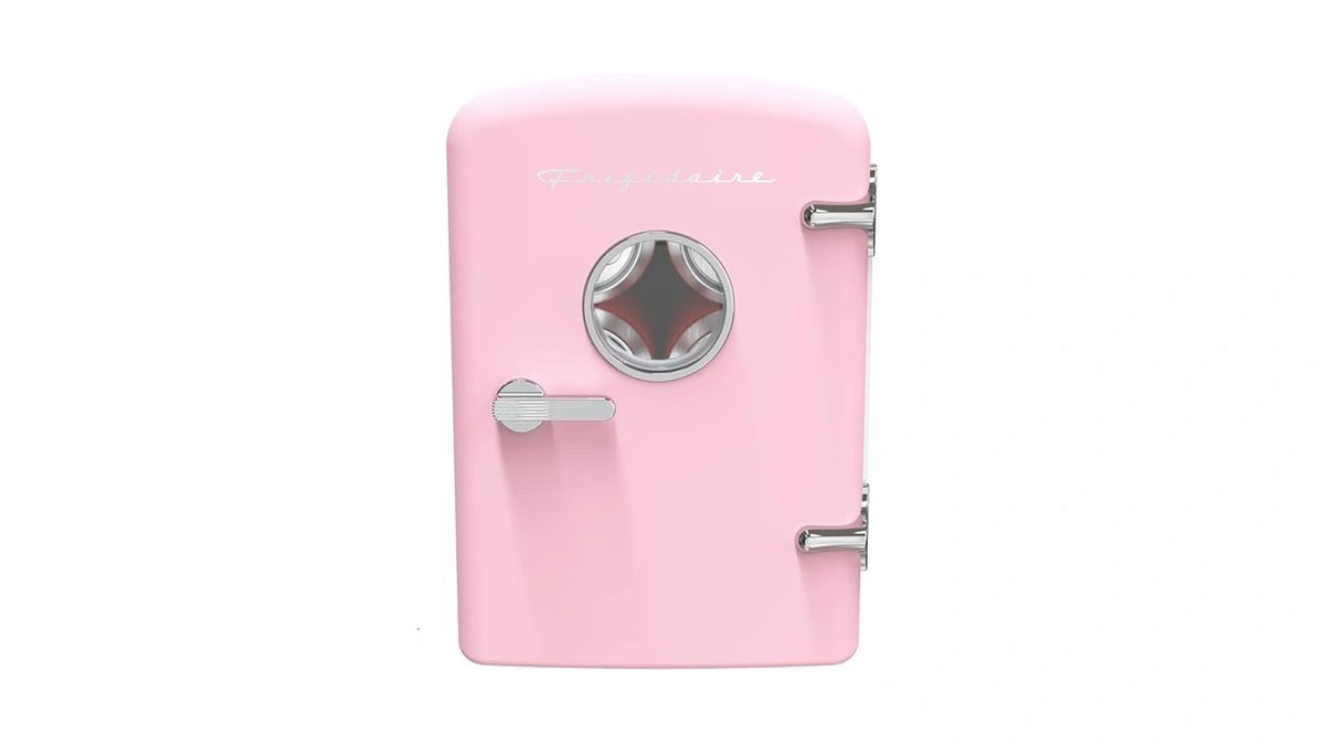 Frigidaire Retro 9-can Mini Personal Fridge Portable Cooler For Car,