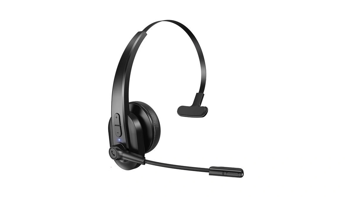 Sarevile Wireless Headset With Microphone, Bluetooth Headset For Cell Phones,