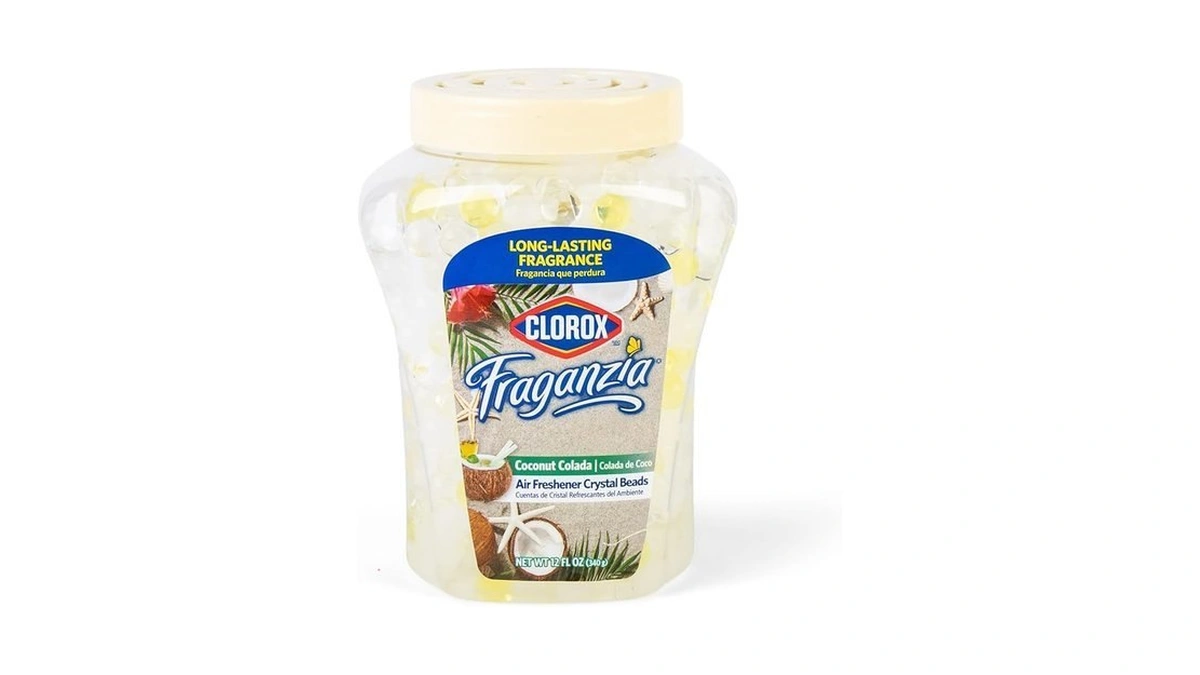 Clorox Fraganzia Crystal Beads Air Freshener, Long Lasting Room Deodorizer