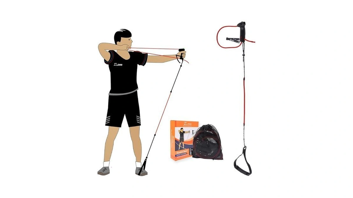 Archery Bow Trainer Draw Training Aid Device Strength Stretch Band