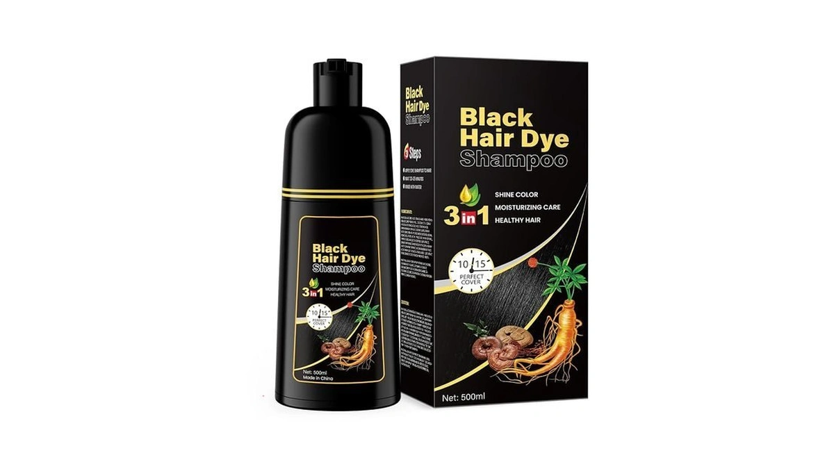 Iiimeidu Hair Dye Shampoo For Gray Hair Coverage, 3 In