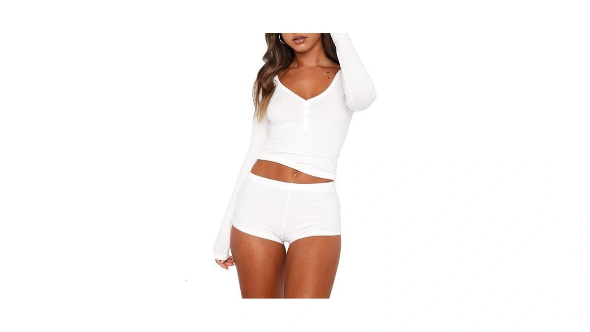 2025 Fall Womens Pajama Sets 2 Piece Sexy Pj Shorts