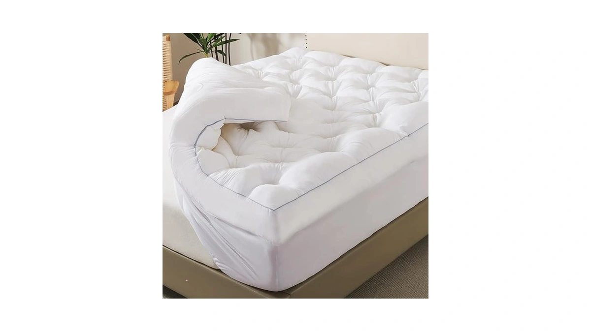Whatsbedding 5 Inch Memory Foam Mattress Topper Full Size, Supportive