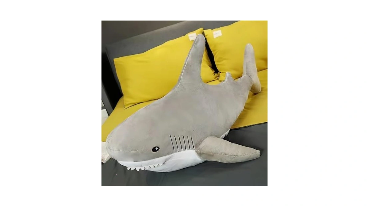 Ryttir Xxl Giant Shark Stuffed Animal, Chubbier Shark Pillow Plush