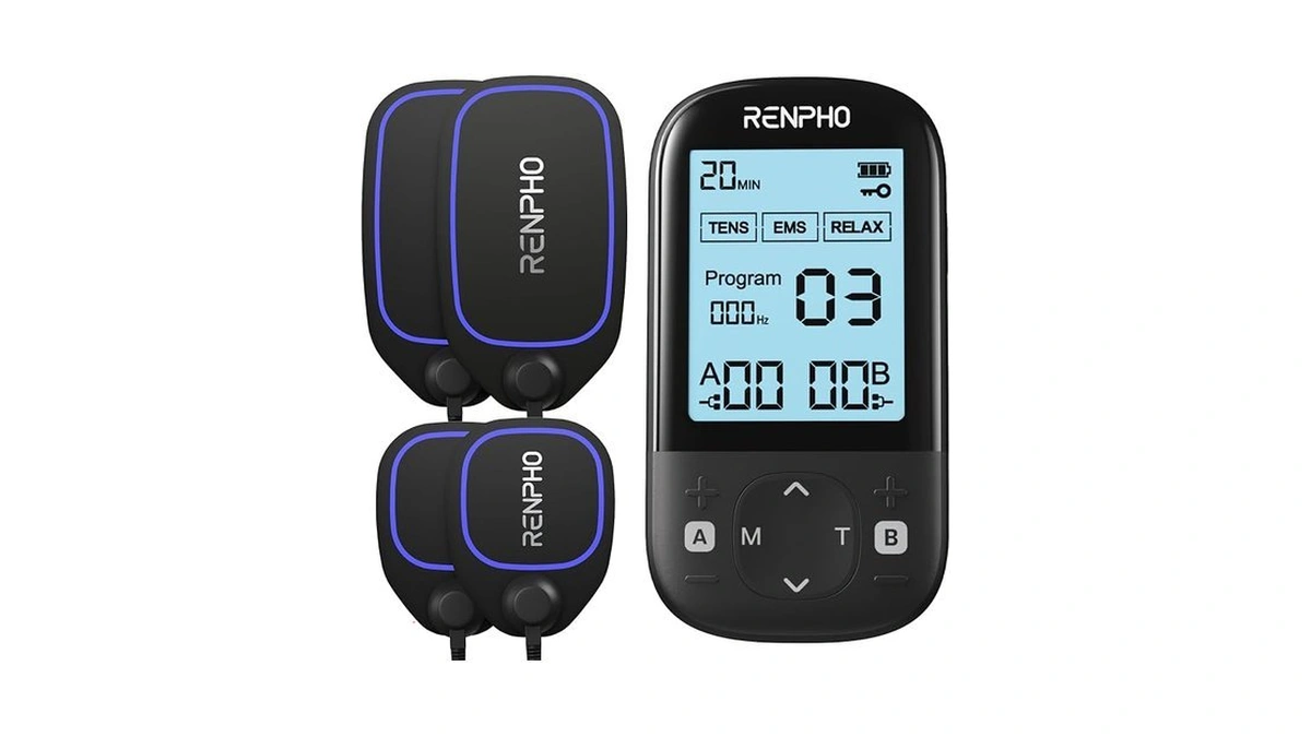 Renpho Tens Unit Muscle Stimulator, 60 Programs Ems Unit For