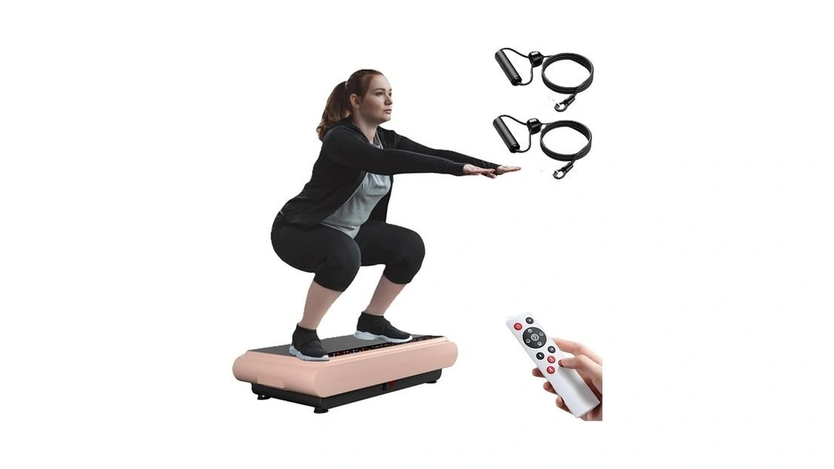 Natini Vibration Plate Exercise Machine - Whole Body Vibration Platform