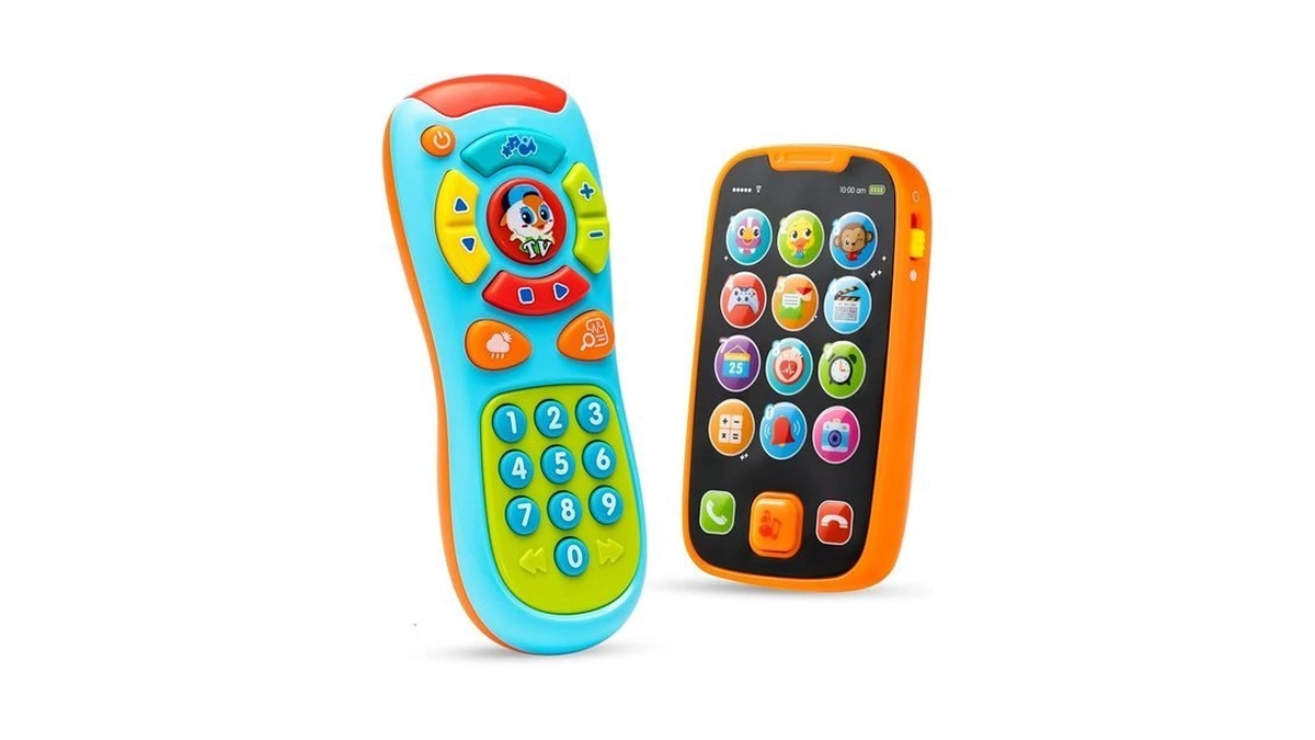 Joyin Baby Learning Phone And Remote Toy For Toddler, Fun