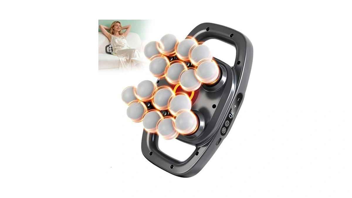 16-head Massage Gun, 3 Modes & 30 Levels, Electric Massage