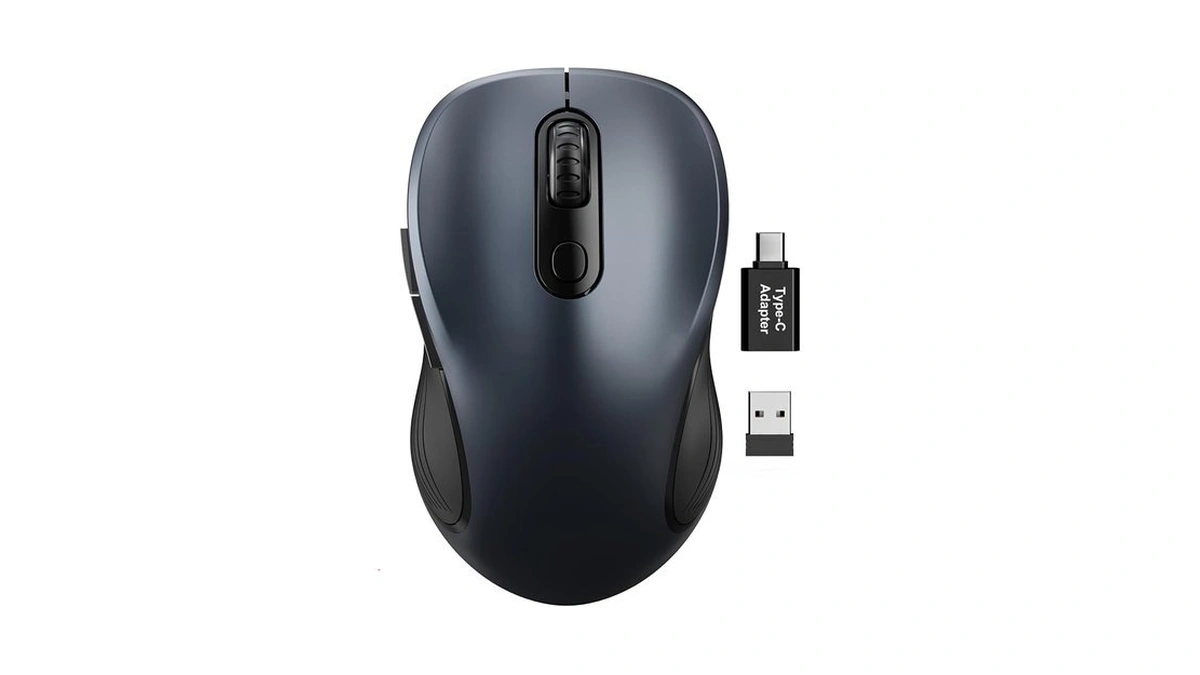 Trueque Wireless Mouse For Laptop, 2.4ghz Ergonomic Computer Mouse With