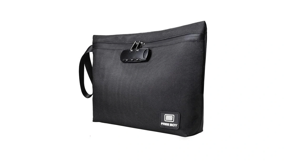 Free Boy 11.8"x8.6"smell Proof Bags,odor Proof Bag With Combination Lock,smell