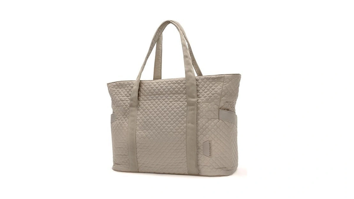 Bagsmart Crush Tote Bag For Women, 20l Puffer Work Tote