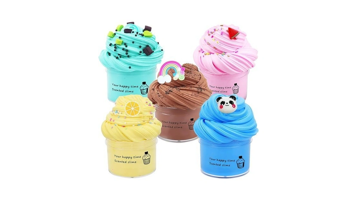5 Pack Butter Slime Kit,birthday Gifts For Kids,party Favors For