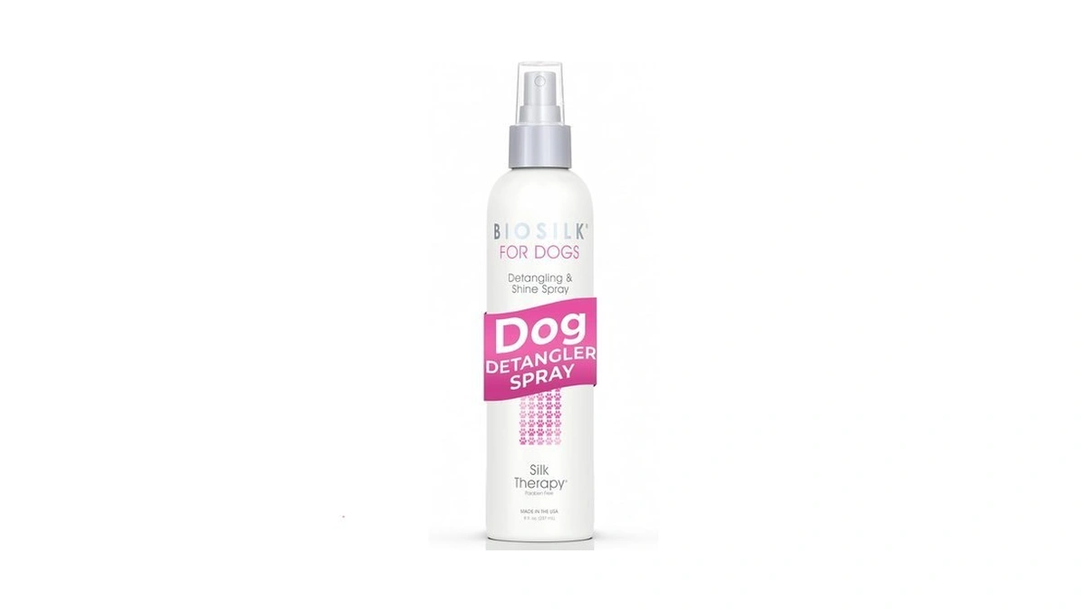Biosilk For Dogs Silk Therapy Detangling And Shine Protecting Spray,