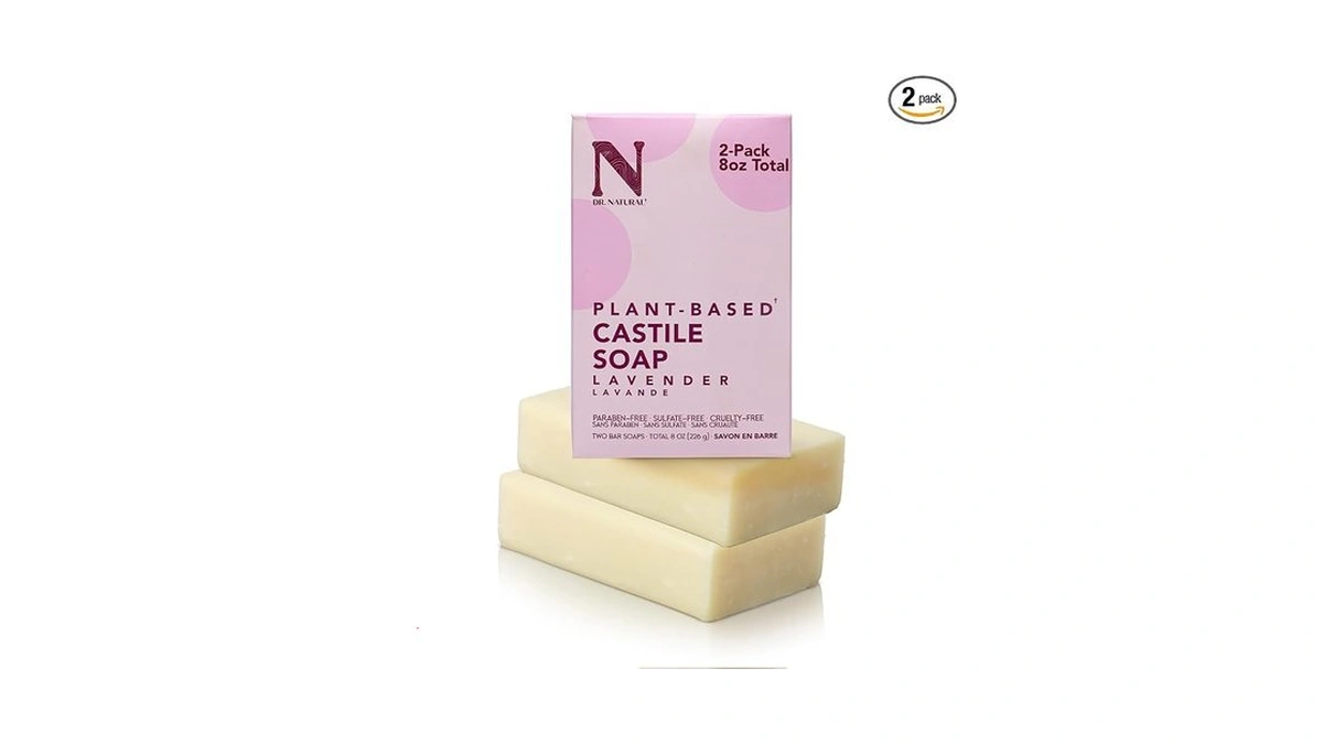 Dr. Natural Castile Bar Soap - Multipurpose Soap Bar With
