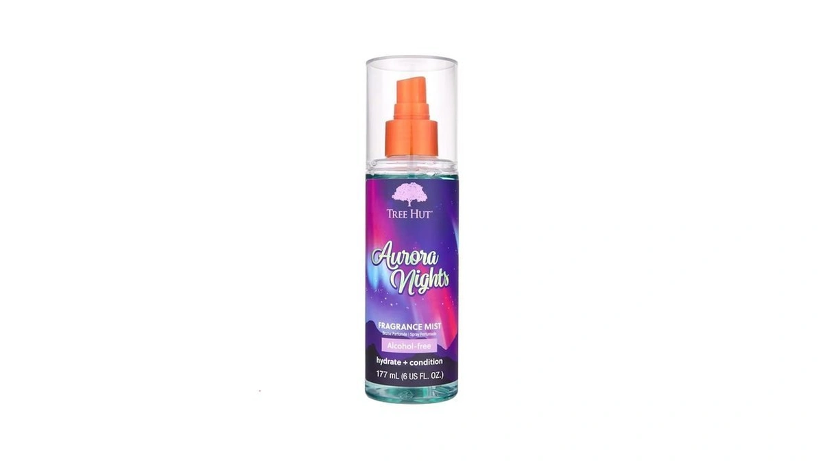 Tree Hut Aurora Nights Fragrance Mist, Hydrating, Alcohol-free Formula, Cozy