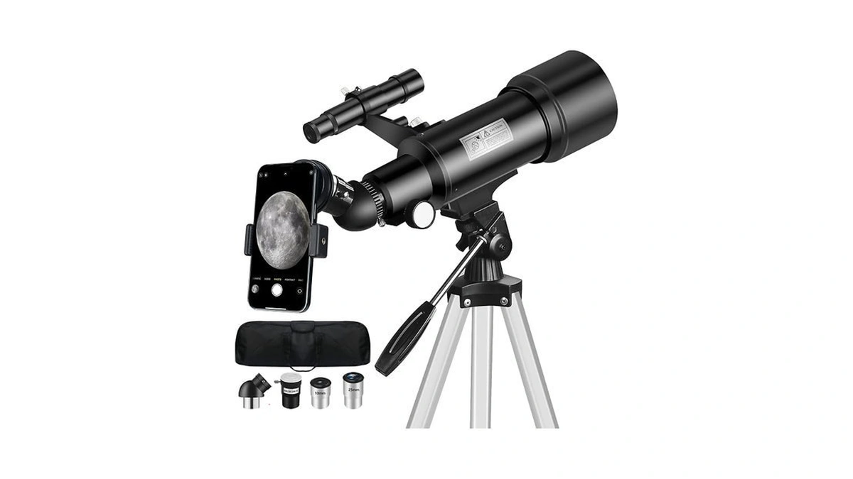 Mijiaowatch Telescope For Adult, 70mm Aperture 400mm Portable Telescope With