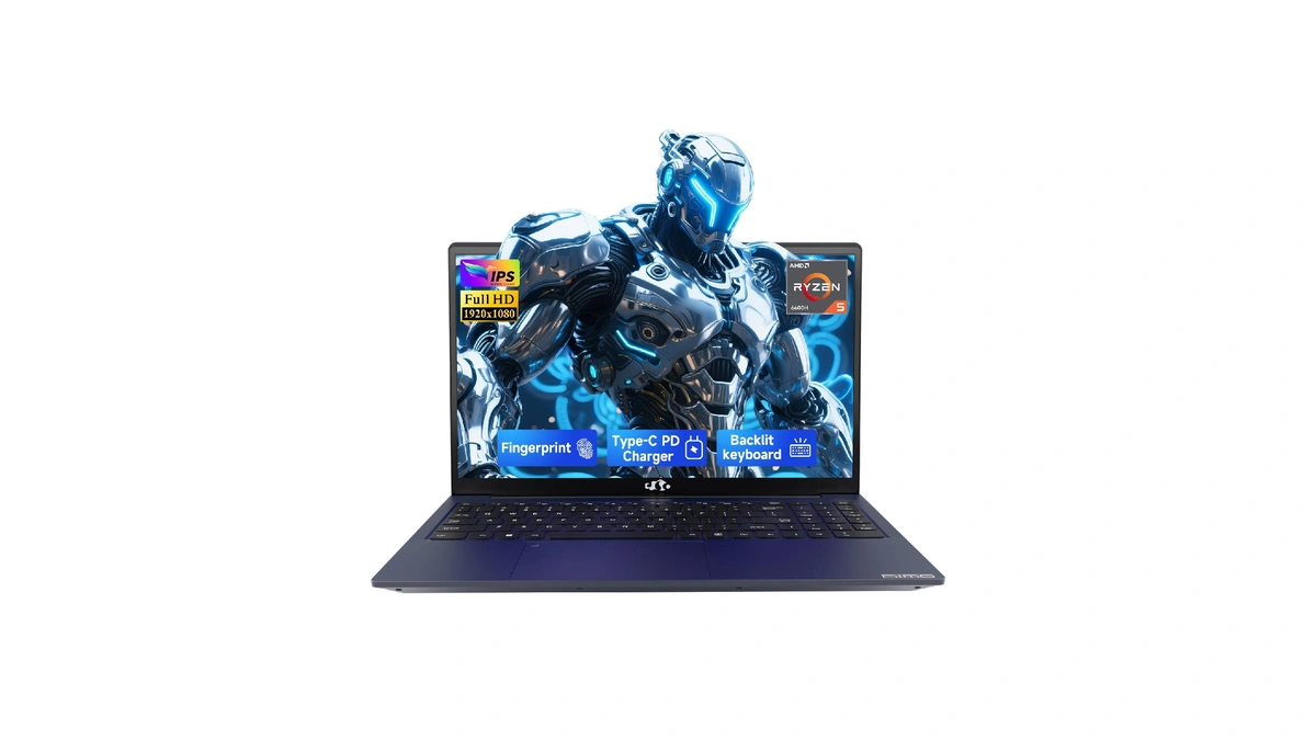 Nimo 15.6" Ips Fhd-gaming-laptop,amd Ryzen 5 6600h 16gb Ddr5 Ram