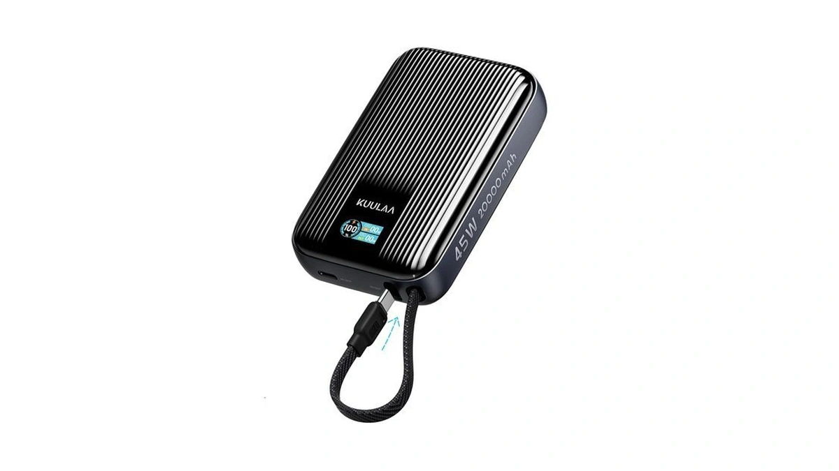 Kuulaa 45w Power Bank, 20000mah Portable Charger With Built-in Usb-c