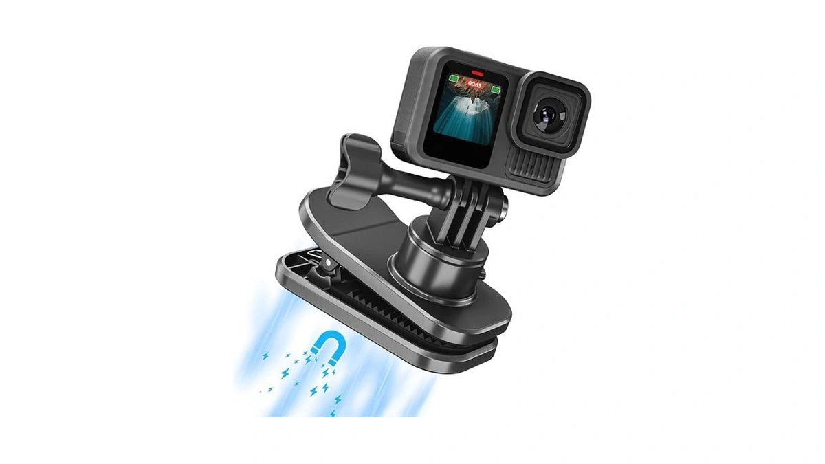 Action Camera Backpack Strap Mounts