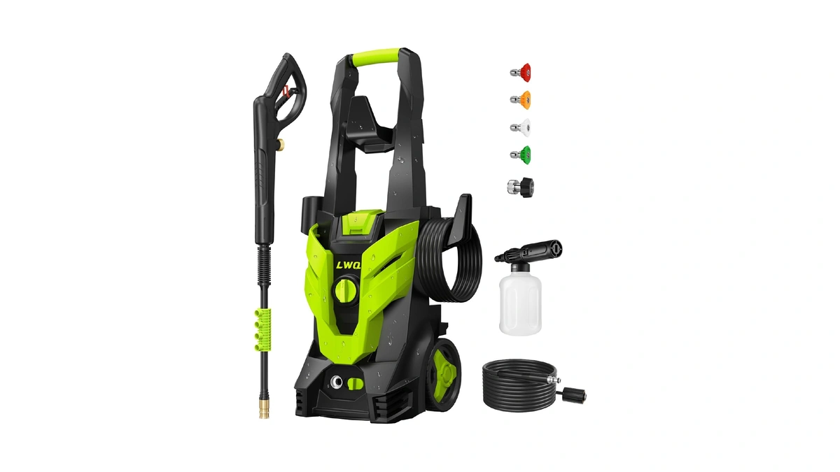 Pressure Washer, Power Washer With 4 Quick Connect Nozzles 1