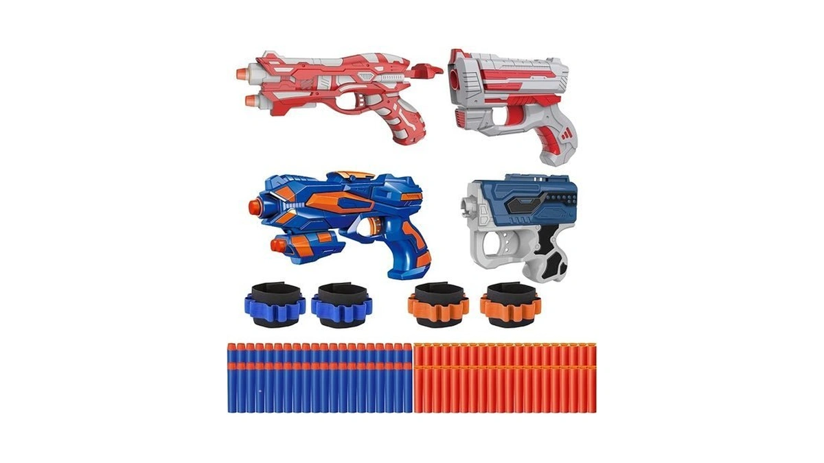 Kasebro 4 Pack Blaster Set For Kids Ages 5+ |