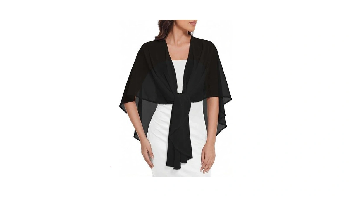 Avidlove Shawl And Wraps Shrug For Evening Dresses Sheer Chiffon