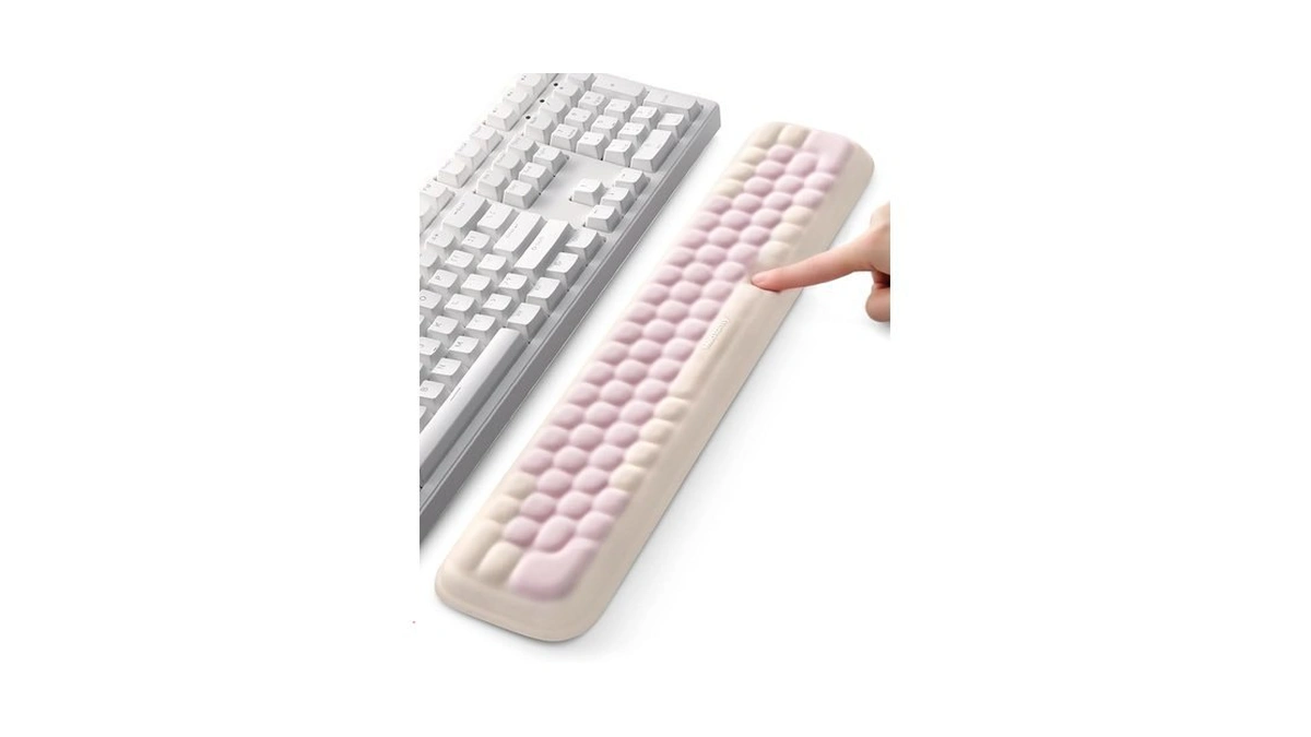Meatanty Keyboard Wrist Rest, Ergonomic Keypad Support, Soft Memory Foam