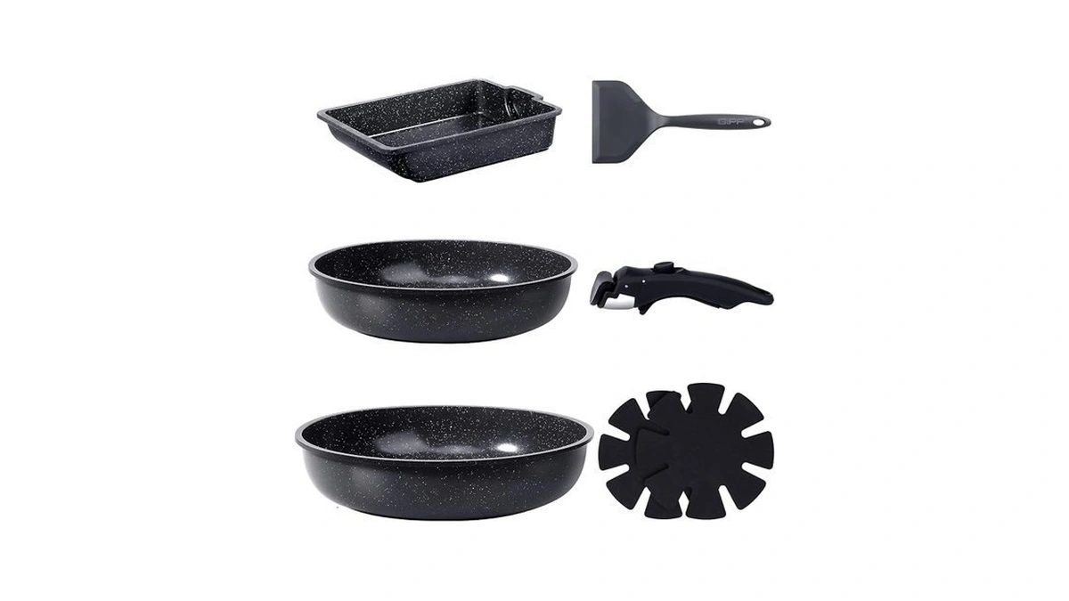 Gipp Ceramic Pots And Pans Set Non Stick, Nonstick Detachable
