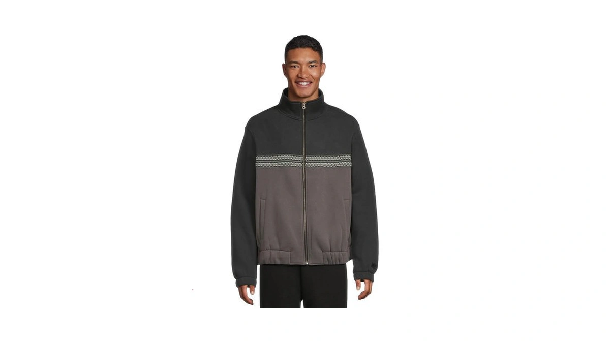 Ugg Men's Tasman Track Jacket Coat, Tar, S