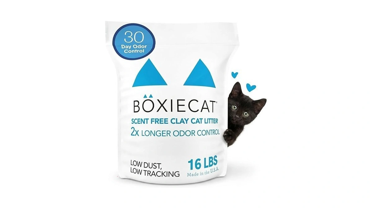 Boxie Unscented 30 Day Odor Control Clumping Clay Cat &