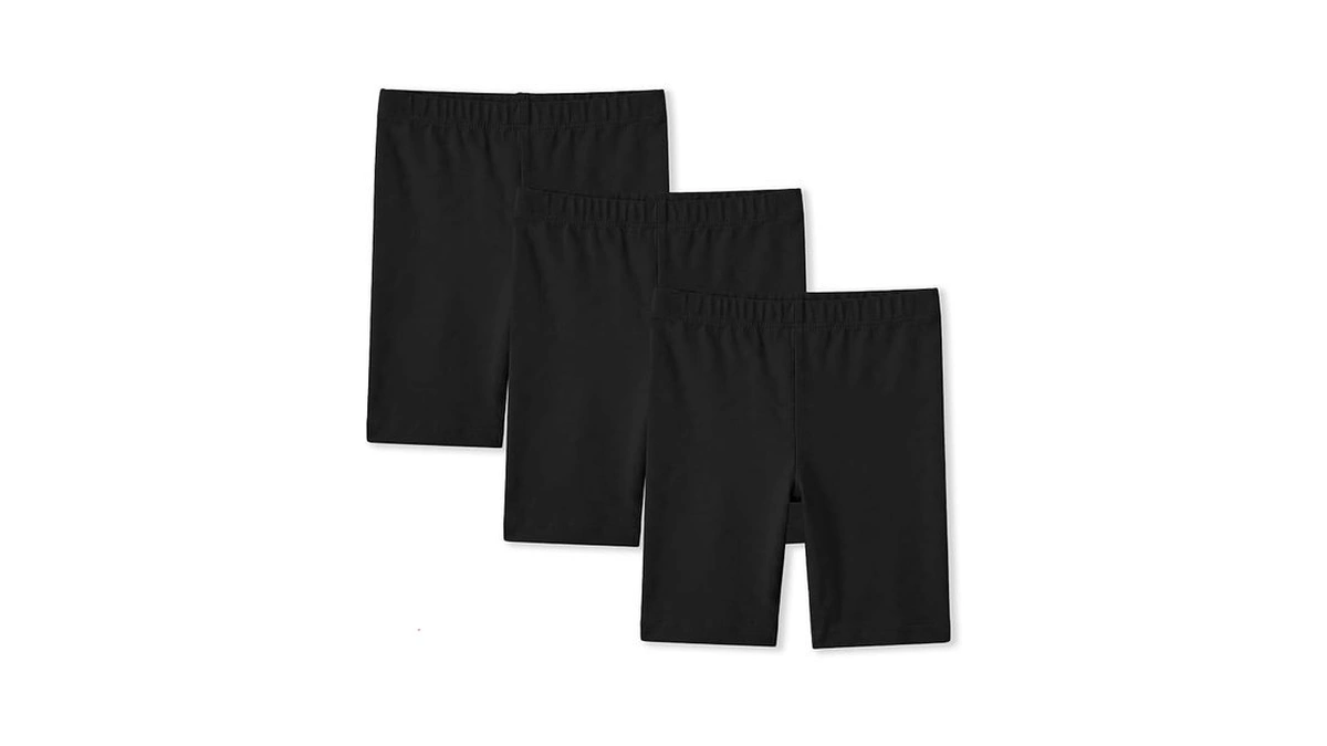 Zuemet 3 Pack Toddler Girls Bike Shorts Cartwheel Dance Short