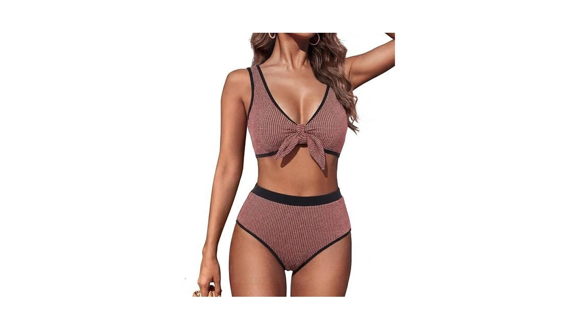 Hanna Nikole Womens High Waisted Bikini Sets 2 Piece Swimsuit