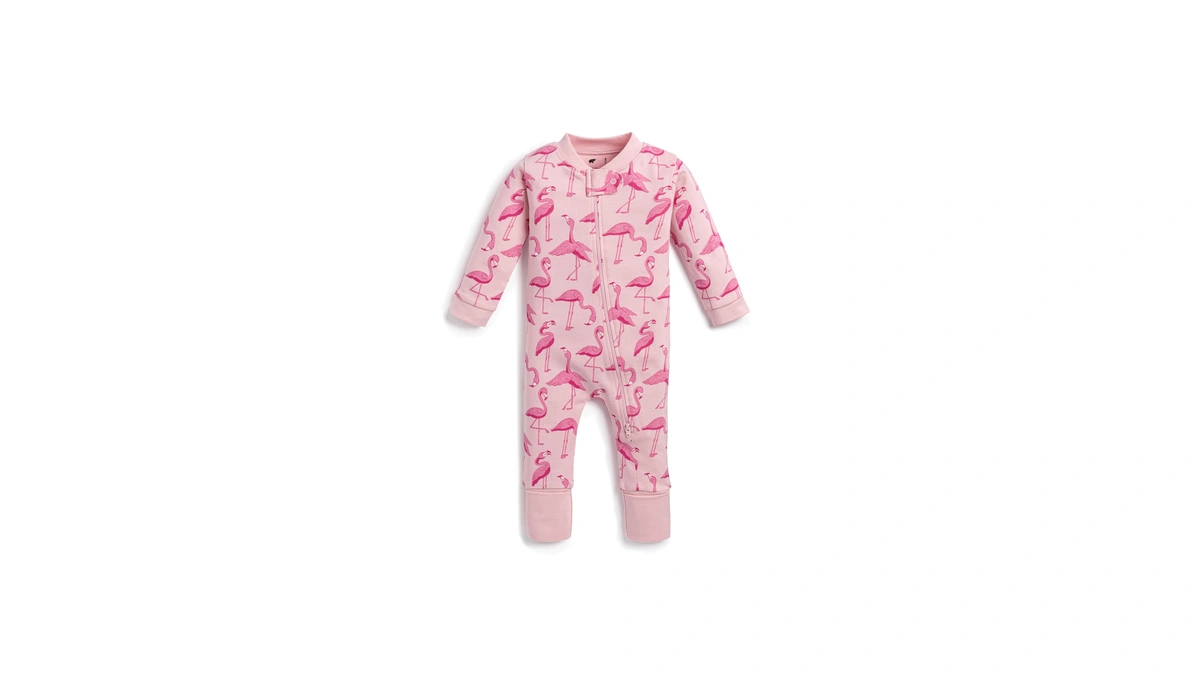 Monica + Andy One Piece Baby Pajamas, Size 2t, Pink